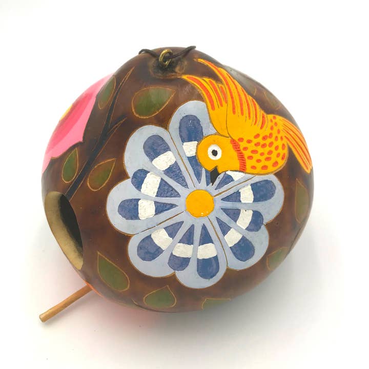 Blossom Inspirations - Wholesale Bird House - Floral Birdhouse Gourd4