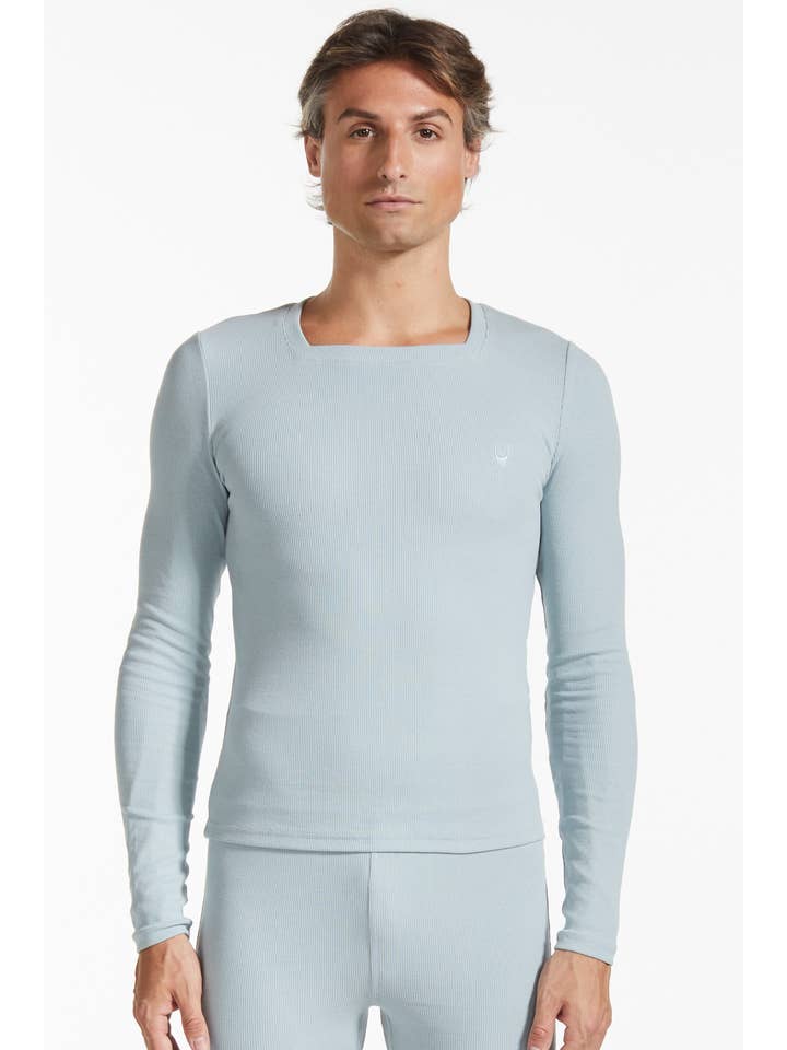 FANG - Wholesale Knit Top - Women's - Essential Square Neck Ribbed Long Sleeve15