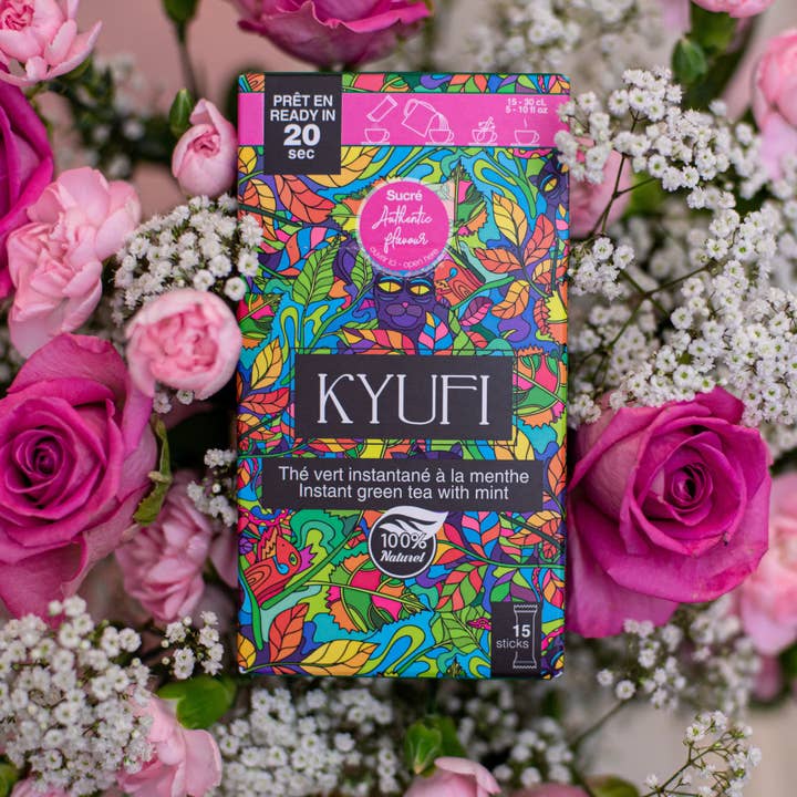 Kyufi - Wholesale Health/Detox Tea - Authentic mint green tea (sweet)1