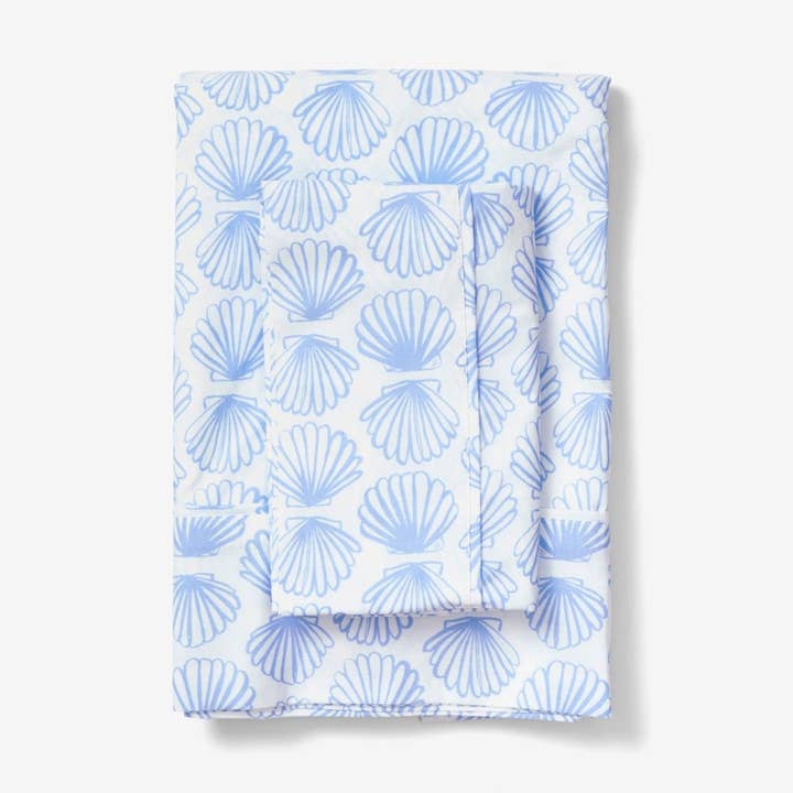Sheet Set - Scallop | Seaside for wholesale by Lewis