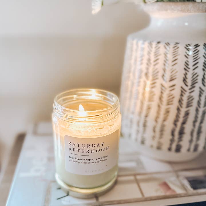 M I L K W I C K - Wholesale Jar/Filled Candle - Saturday Afternoon1
