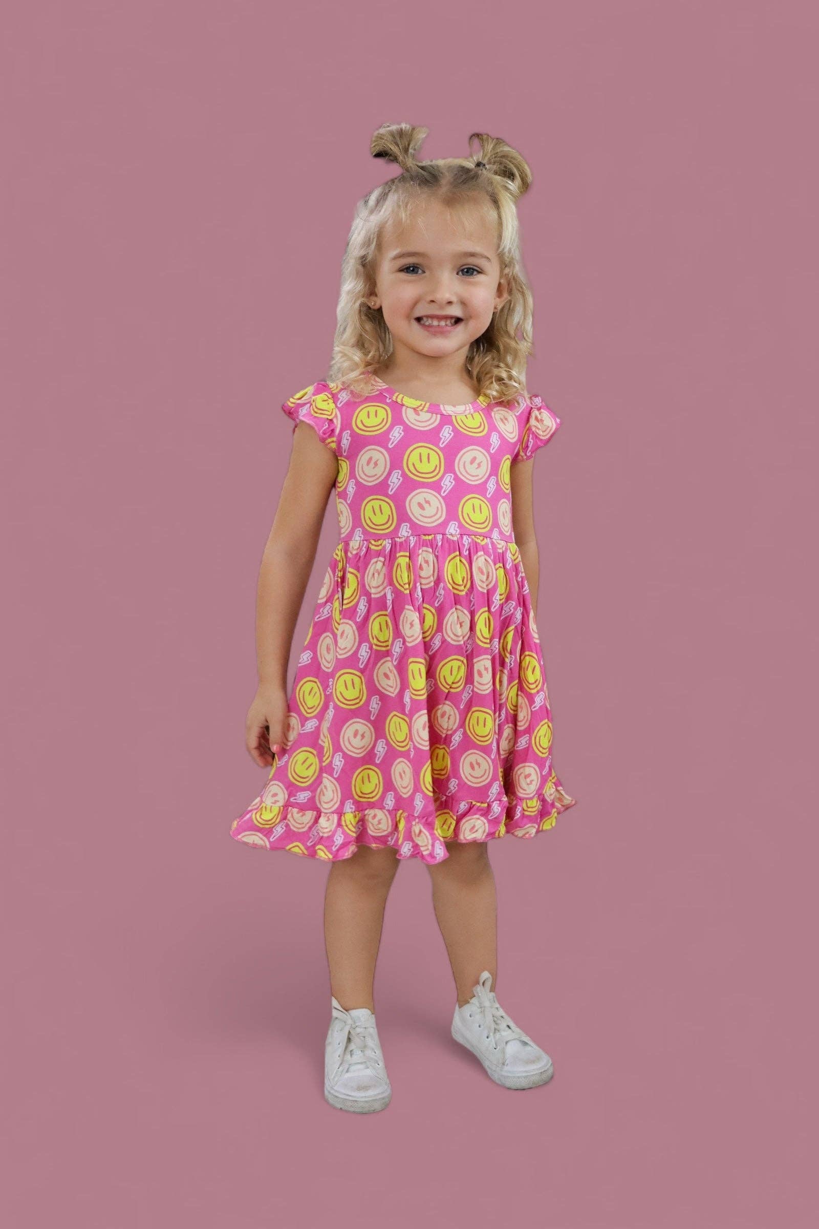 Dream Big Little Co. - Wholesale Dress - Kids - RADIANT SMILES DREAM RUFFLE DRESS16