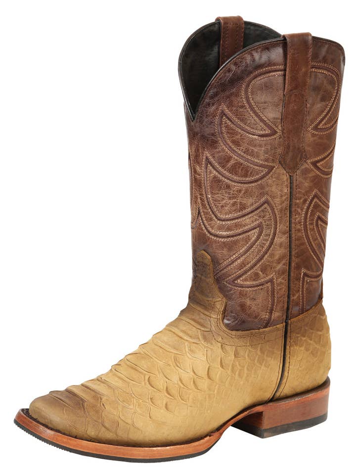 Bota de Rodeo Masculina El General Imitação de Python - Mel 45563 por atacado de El General Western Wear