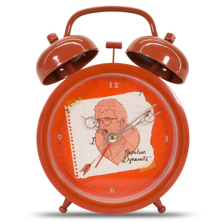 Napoleon Dynamite Collector's Desk Alarm Clock Wall Clock for wholesale by Rockabilia