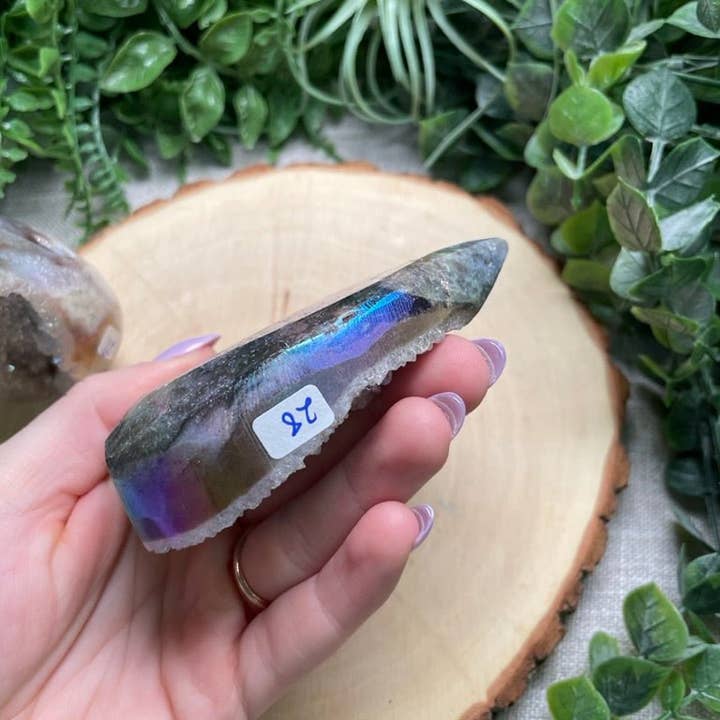 Copper Ashes - Wholesale Spiritual Stone/Crystal - Aura Plated Sphalerite Freeform11