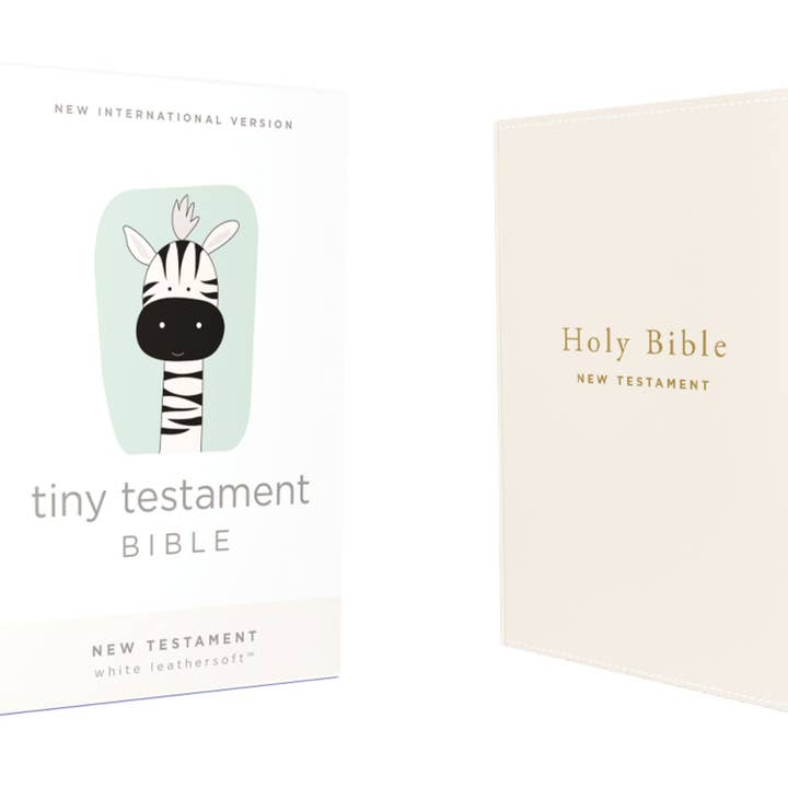 HarperCollins Christian Publishing - Wholesale Religion - NIV Tiny Testament Bible New Testament Leathersoft White