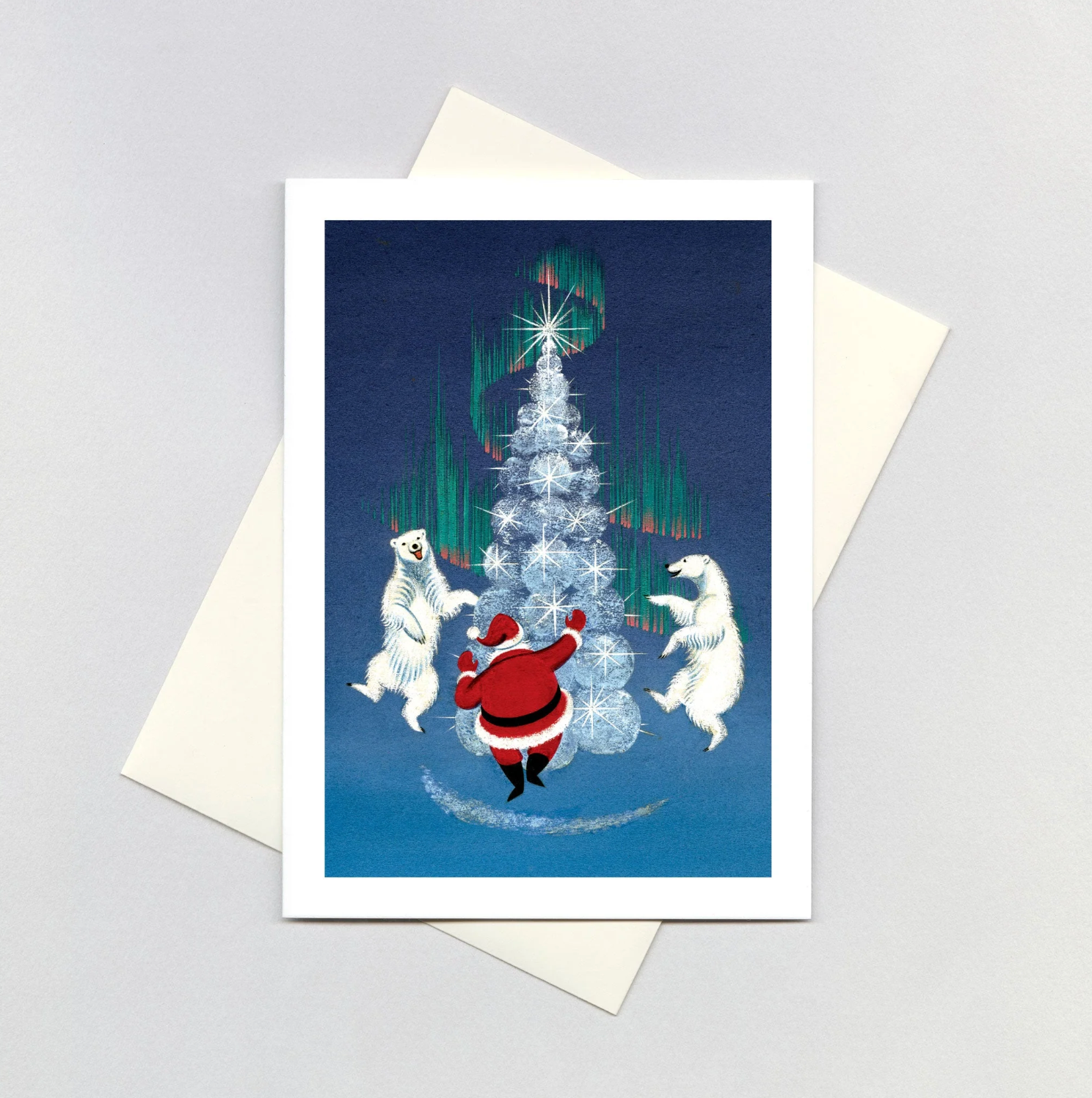 Laughing Elephant – postal de Natal por atacado – Feliz de meados do século — Pacote de cartões de Natal10