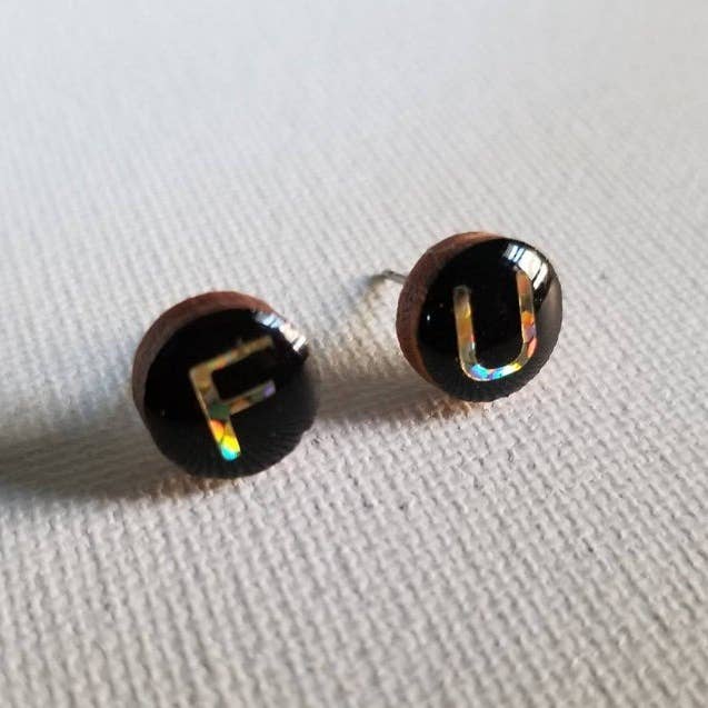 Holey Moley Accessories - Vente Clous d'oreille - Goujons d'aluminium FU4