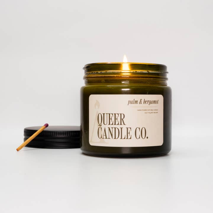 Queer Candle Co. - Wholesale Jar/Filled Candle - Cauldron Fire (fall seasonal scent)