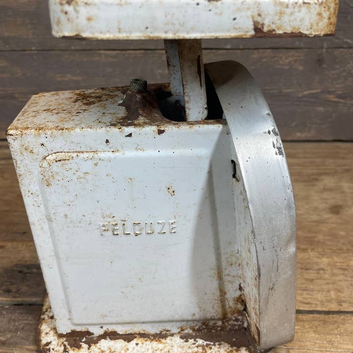 My Amigos Imports - Wholesale Decorative Tabletop Object - Vintage Small Metal Scale-ER-Farmhouse-7x7x9 inches-Old-#2 4