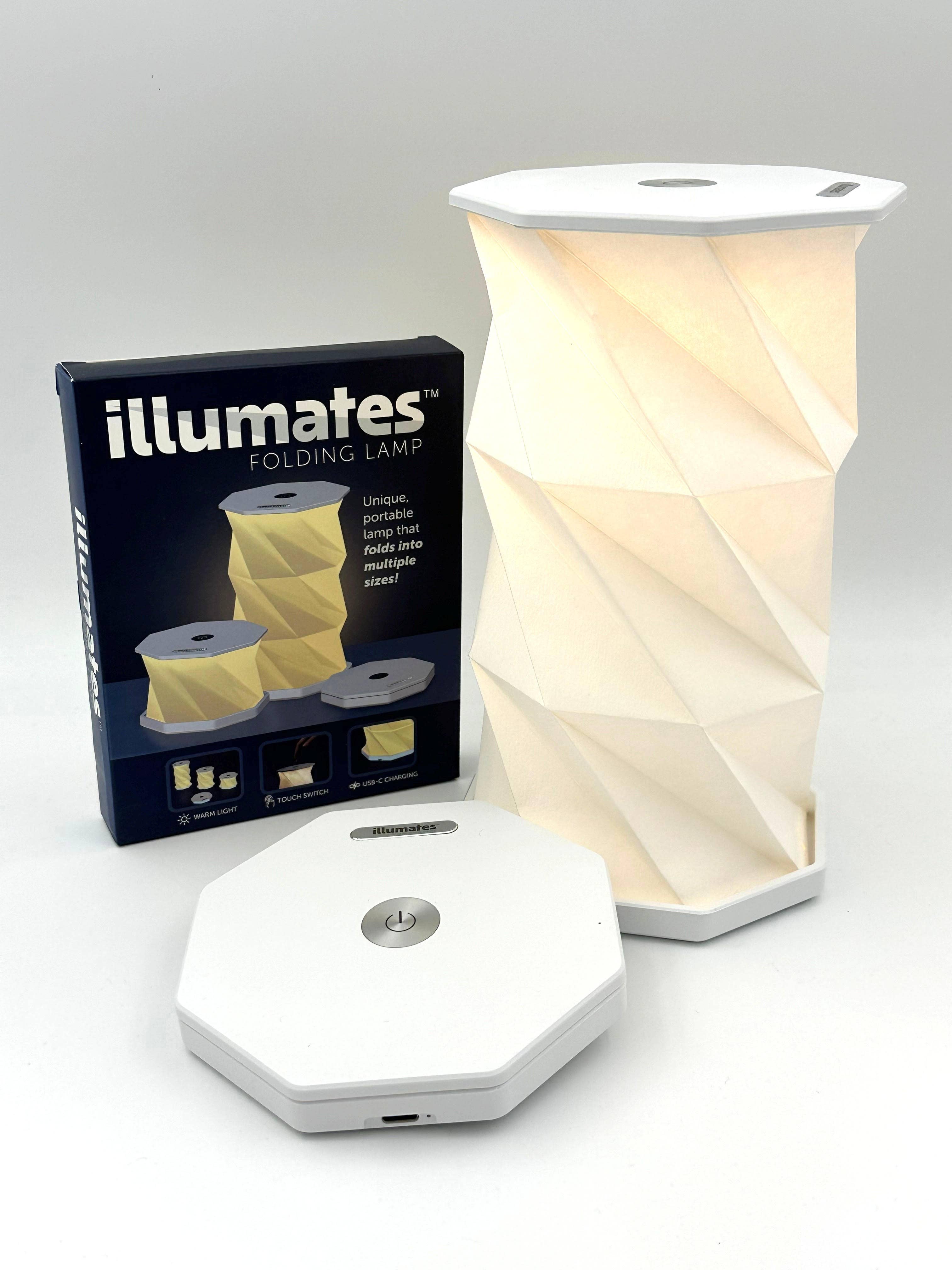 Illumates - Wholesale Accent/Desk Lamp - Illumates Expandable Lamp with White finsh1