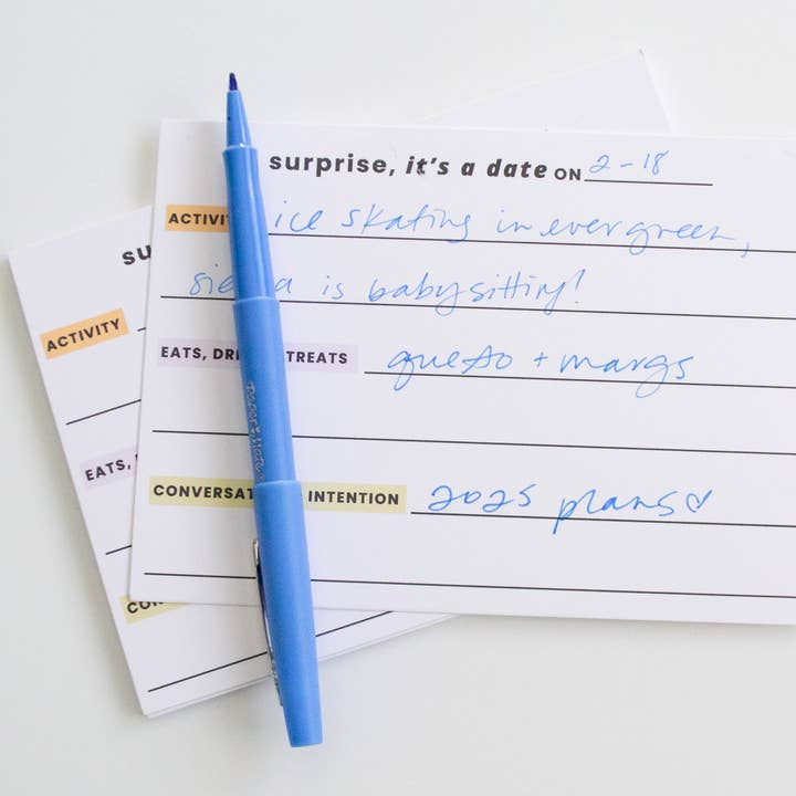 12 Opzettelijke Date Night Kaarten – Af te Scheuren Blok voor Stellen voor wholesale door give with joy