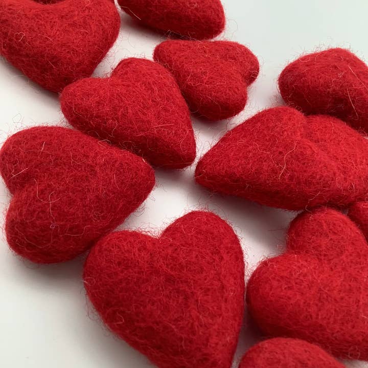 Mondo Trading Company - Wholesale Decorative Tabletop Object - Felted Hearts-Small (Nepal)5