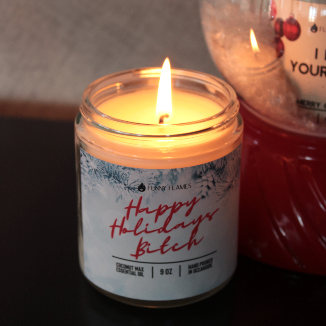 Funny Flames Candle Co - Les Creme - Wholesale Jar/Filled Candle - Holiday 2025 Best Sellers Collection 9oz Candles105