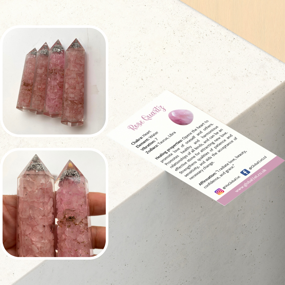 VIE – wholesale Spiritual stone/crystal – Orgonite Obelisk Tower, 8x2x2cm42