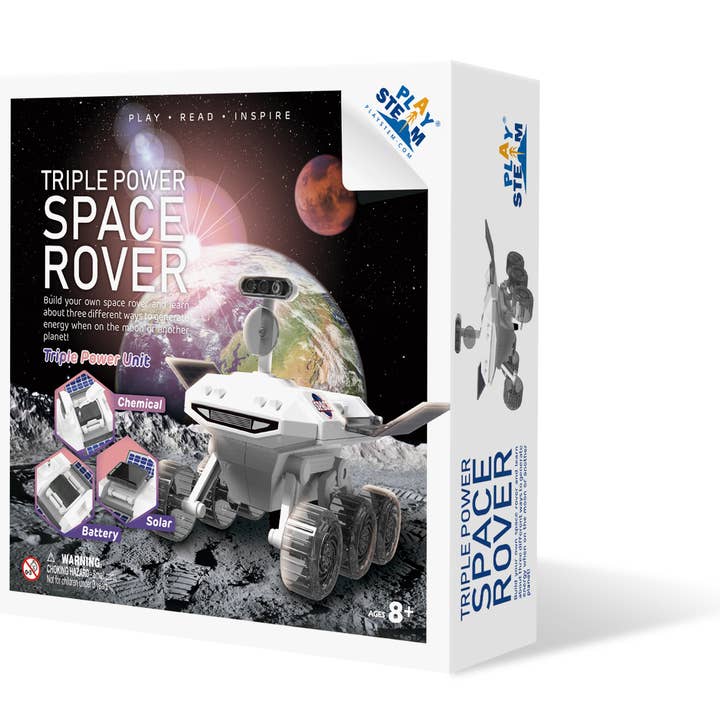 PlaySTEM - Wholesale DIY Craft Kit - Kids - Triple Power Space Rover - STEM DIY