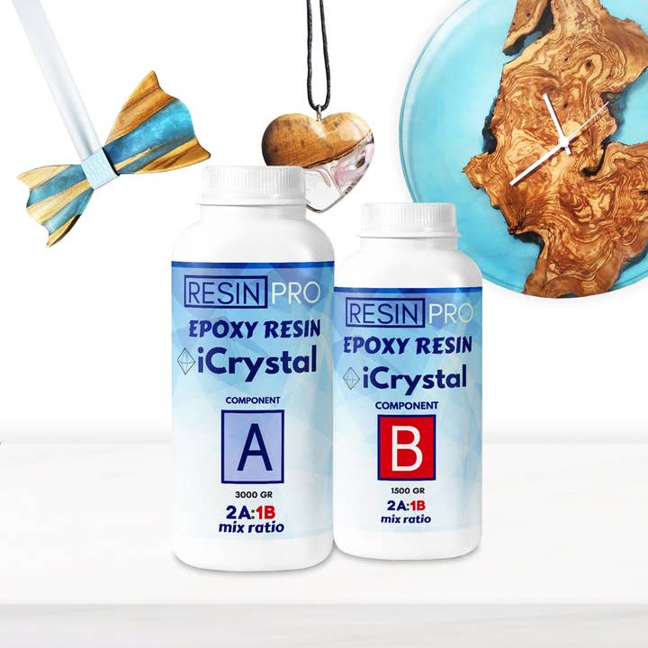 Professional Resins, LLC - Wholesale Craft Supplies - "ICRYSTAL" – Clear Epoxy Resin for Craft & DIY