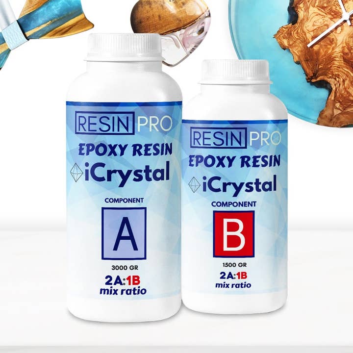 Professional Resins, LLC - Wholesale Craft Supplies - "ICRYSTAL" – Clear Epoxy Resin for Craft & DIY1