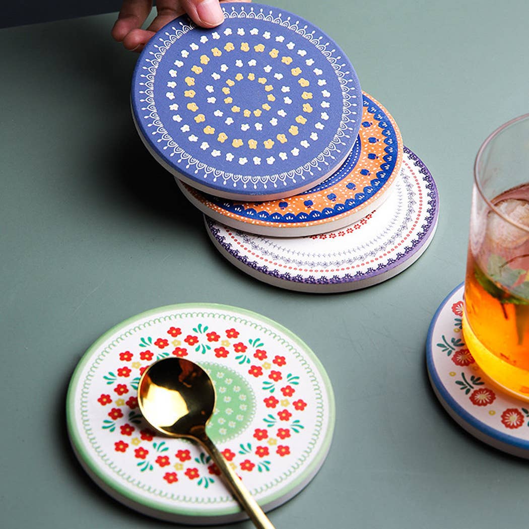 Ailly's garden - Wholesale Coasters - Diatomite Coaster Fast Absorption Non Slip Christmas Gift4