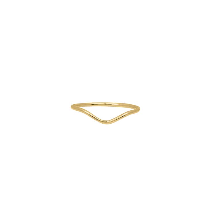 14K Solid Valley Band for engroshandel hos Kabartsy Jewelry