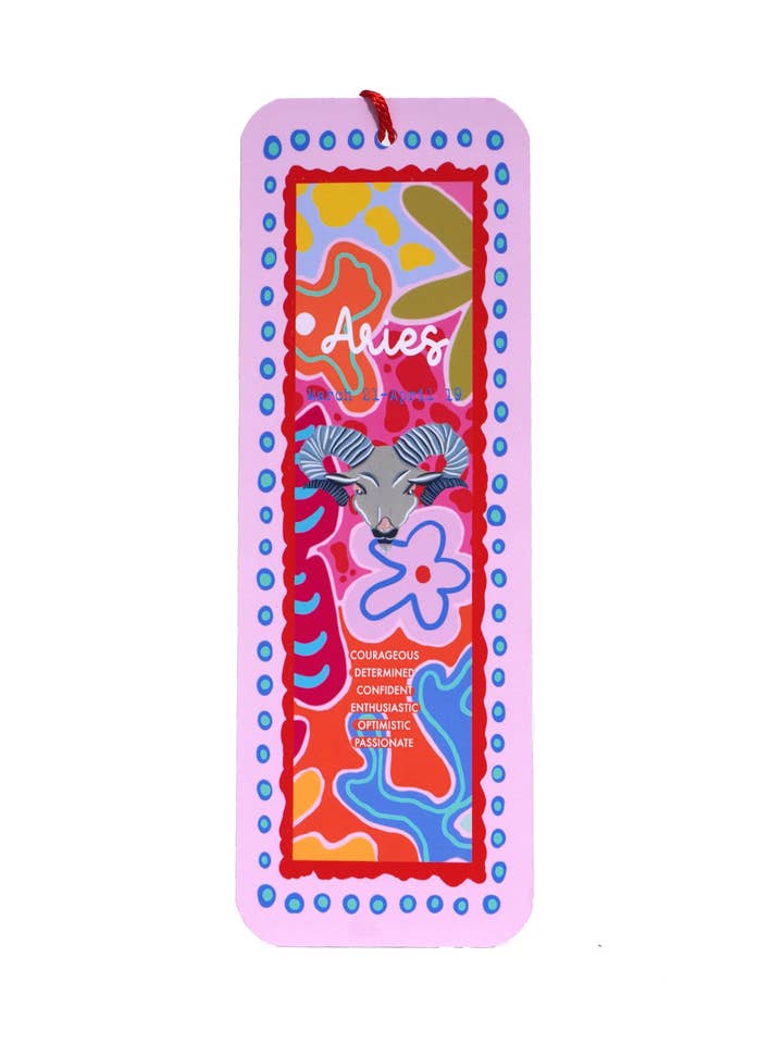 Aries bookmark for wholesale by Lousurfacepattern