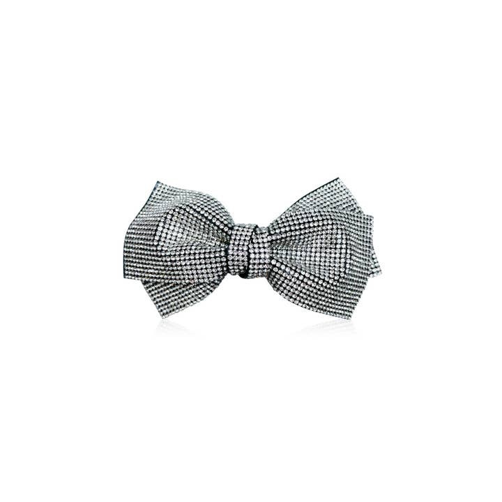 Mini Momo - Wholesale Hair Clip - Women's - Cute Bow Hair Clip Pin for Women and Girls - Rhinestone