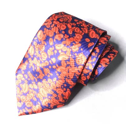 Red Blood Cell Necktie for wholesale by Vivid Biology