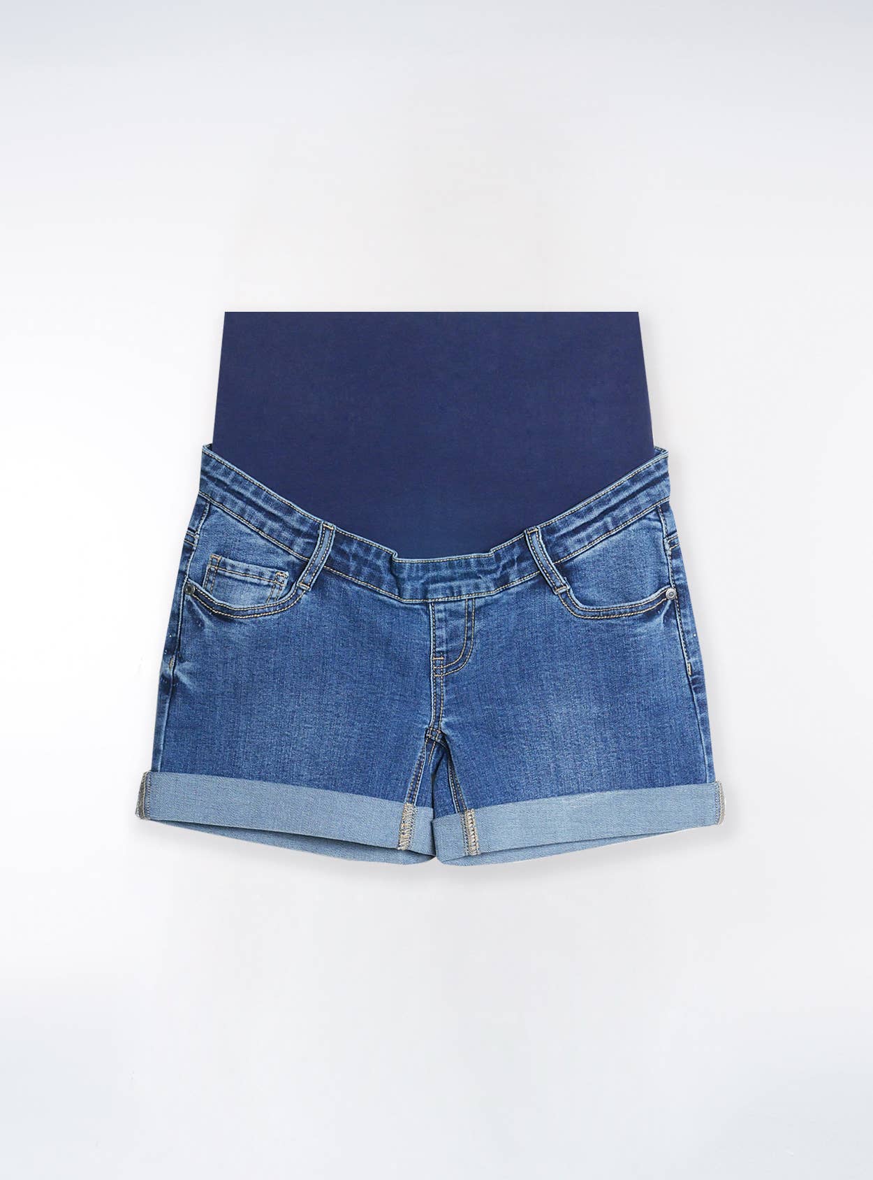 Ohma Barcelona - Vente Short – maternité - Short en jean de maternité4