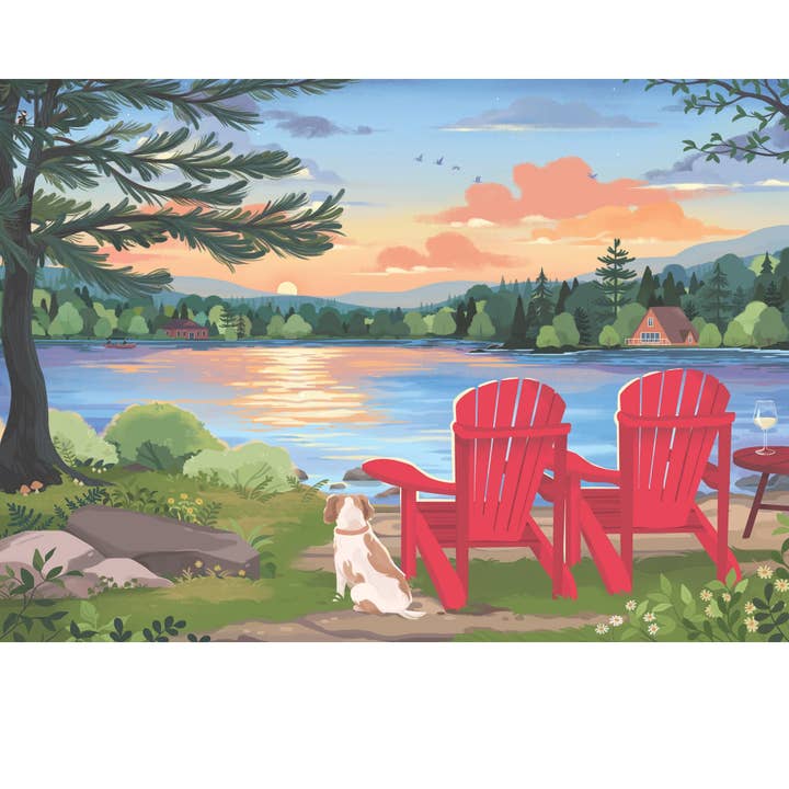 Villager Puzzles - Wholesale Puzzle - Adult - Cottage Country 500-Piece Puzzle | Designed in Ontario3