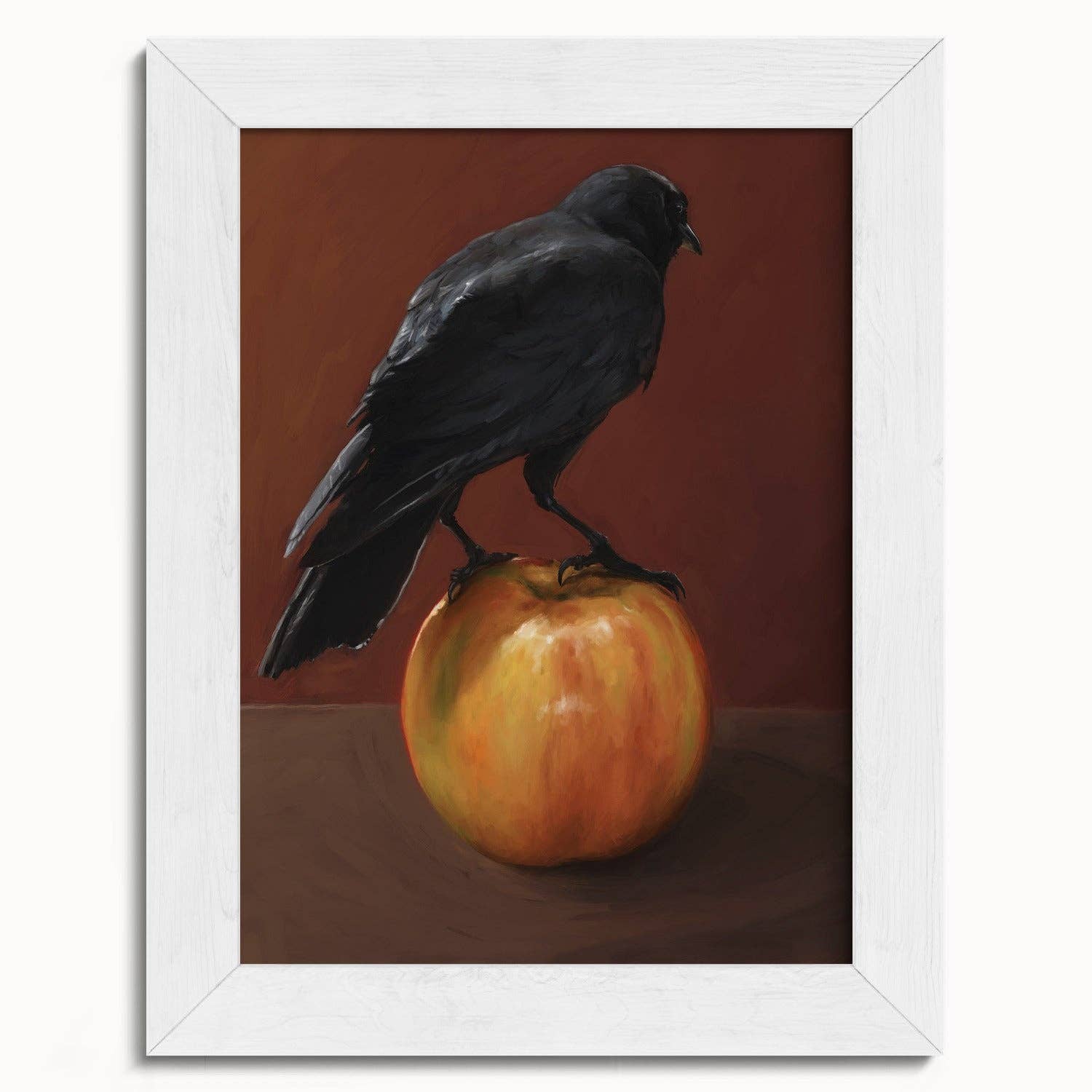 The Ugly Cat Studio - Wholesale Art Print - Moody City Crow Art Print5