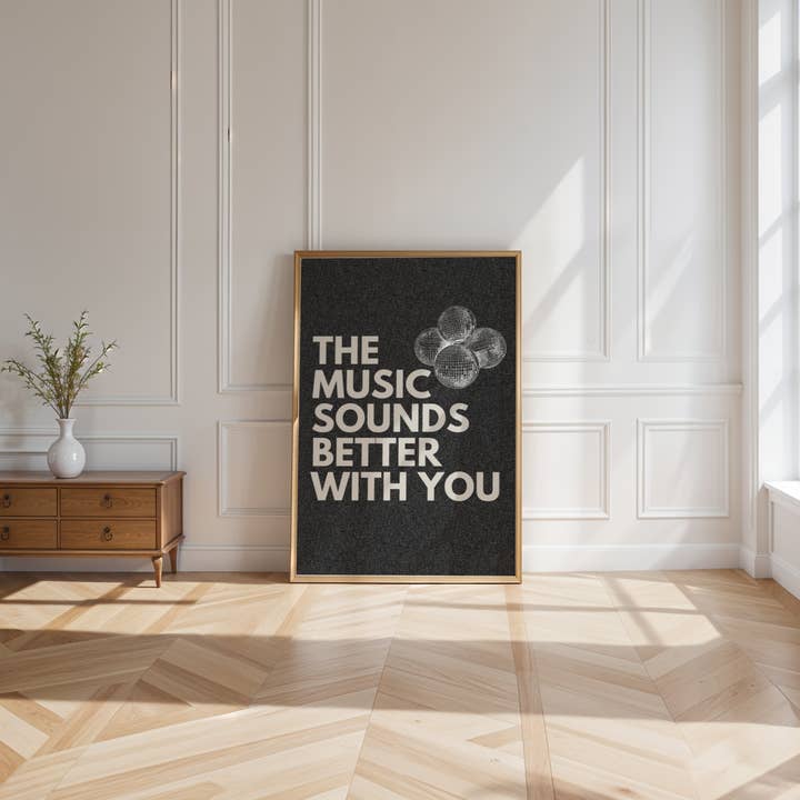 La musica suona meglio con te ❤️🔥 Classici della pista da ballo di Ibiza per la vendita all'ingrosso da parte di Perko Prints LTD