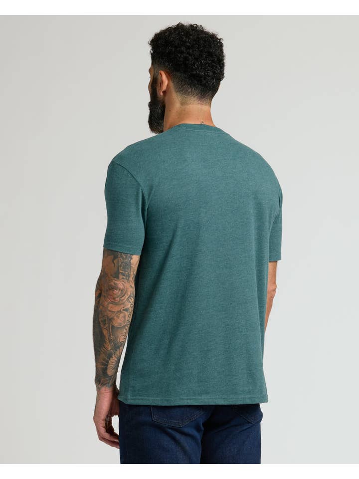 True Classic - Wholesale T-Shirt - Men's - Heather Seafarer Classic Crew Neck2