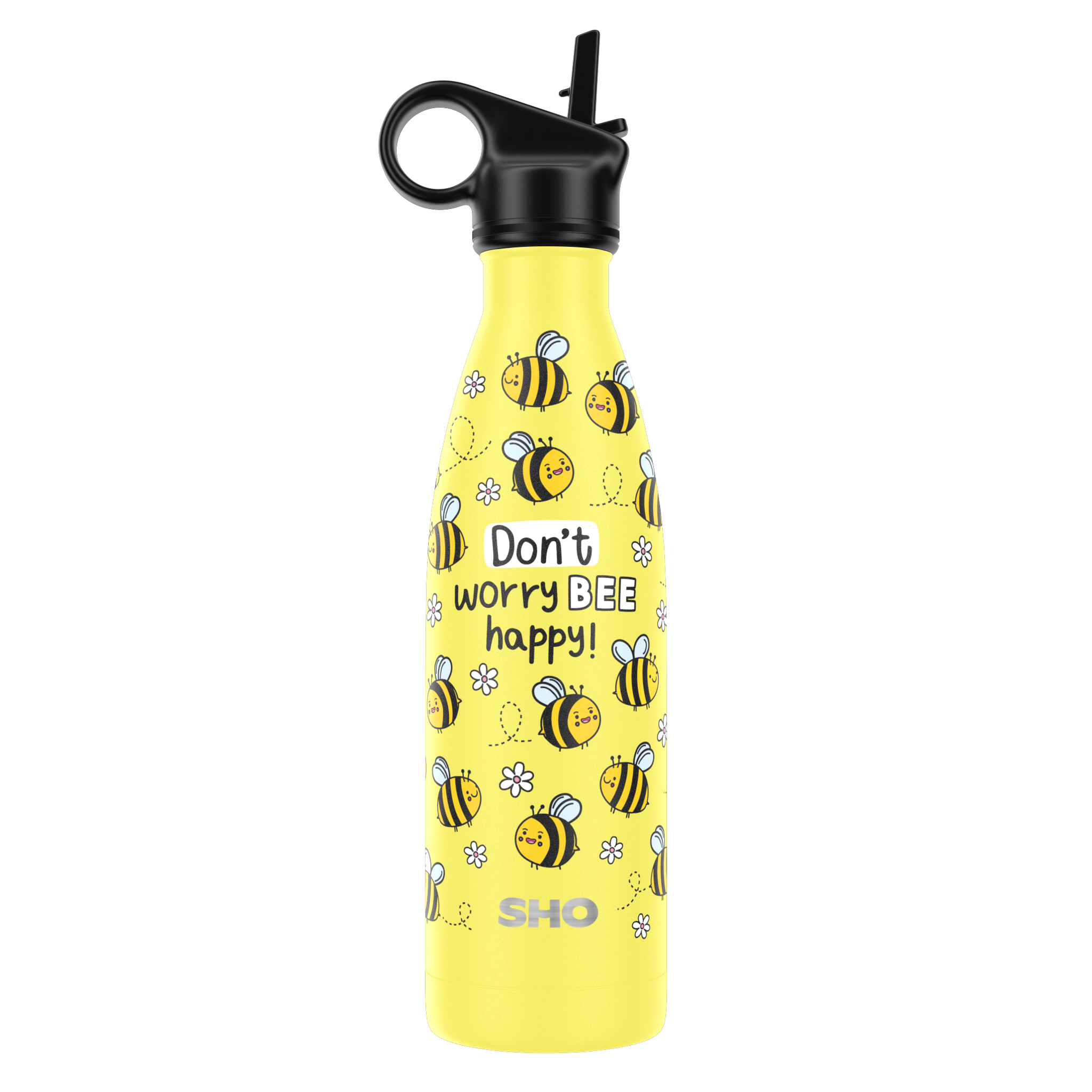 SHO – wholesale Water bottle – Original Bottle & Straw Lid┃Insulated Reusable Water Bottle6
