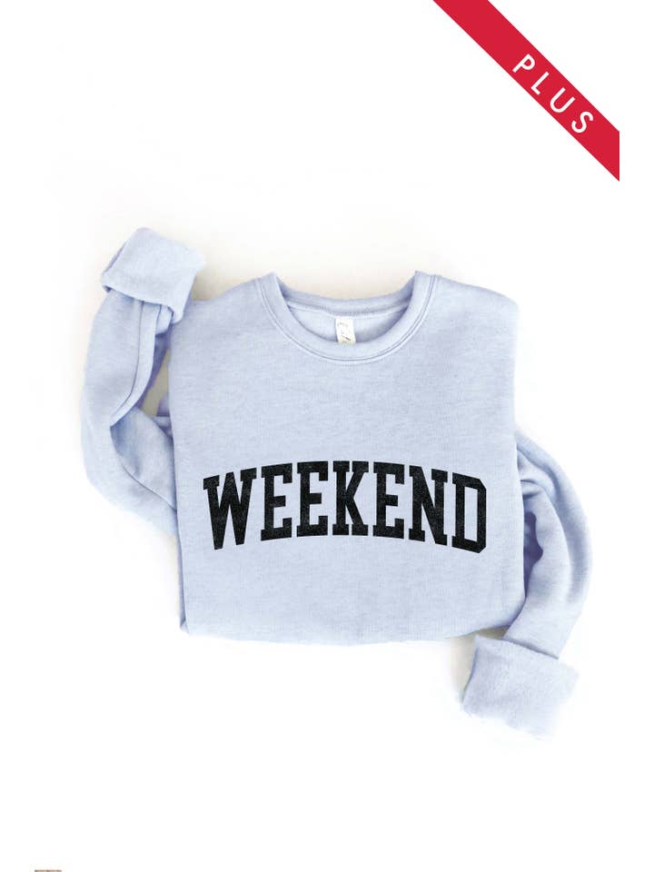 OAT COLLECTIVE - Wholesale Graphic Sweatshirt - Women's - WEEKEND Plus Graphic Sweatshirt12