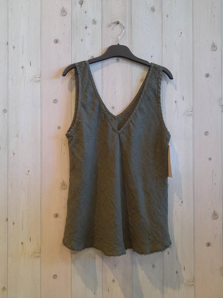 Linen & More - Wholesale Tank Top - Women's - REF 21591 100% SISA LINEN T-SHIRT5