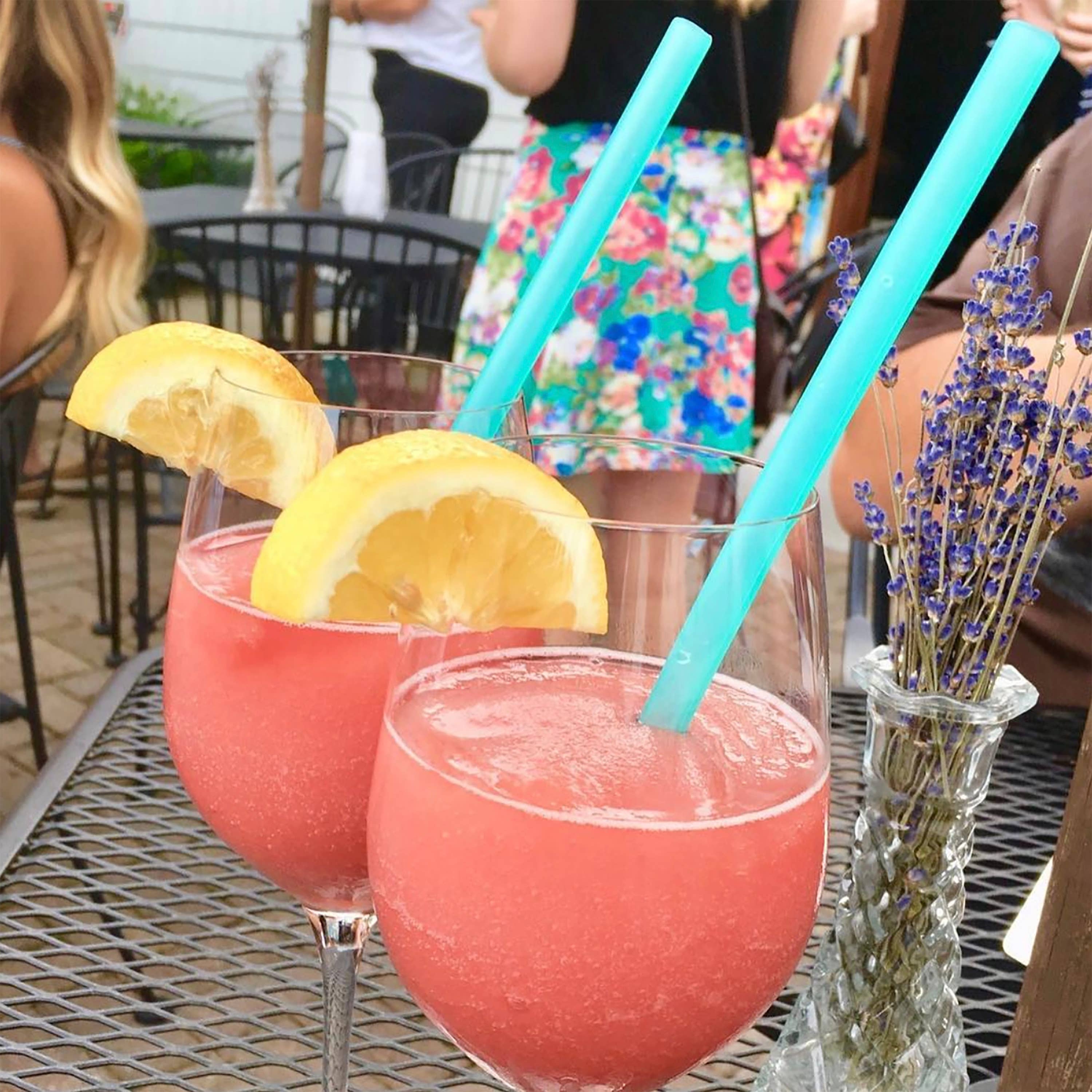 GoSili - Wholesale Retailer Display - Home & Living - 30 Ct Display Extra Wide Reusable Straws, Assorted Colors5