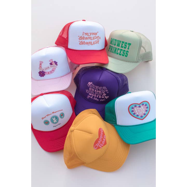 Space 46 Wholesale - Wholesale Trucker Hat - Women's - Chappell Roan Midwest Princess Trucker Hat