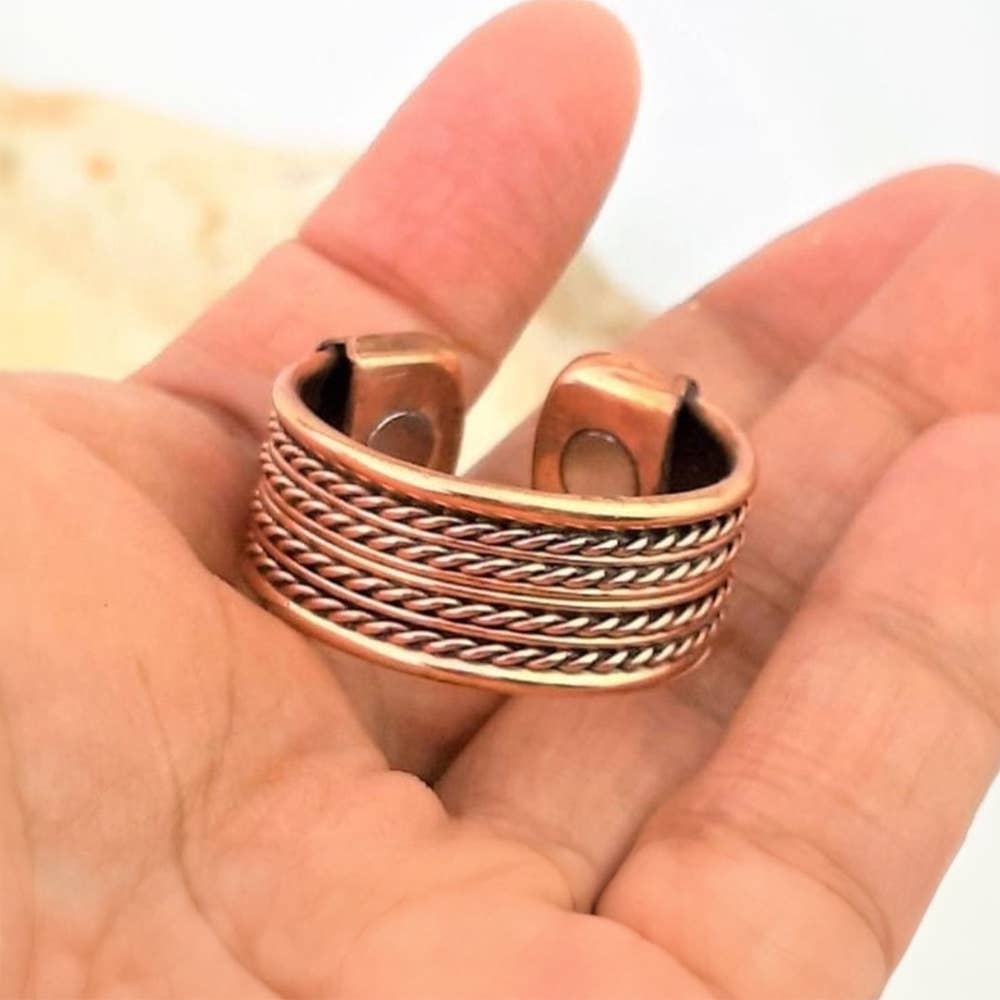 VIE – wholesale Band/stacked ring – Copper Rings31