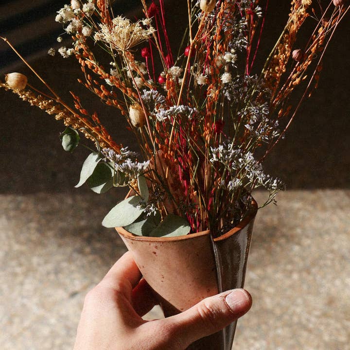 Ohyoko ceramics - Vendita all'ingrosso Fioriere a sospensione - Vasi a cono in ceramica da parete7