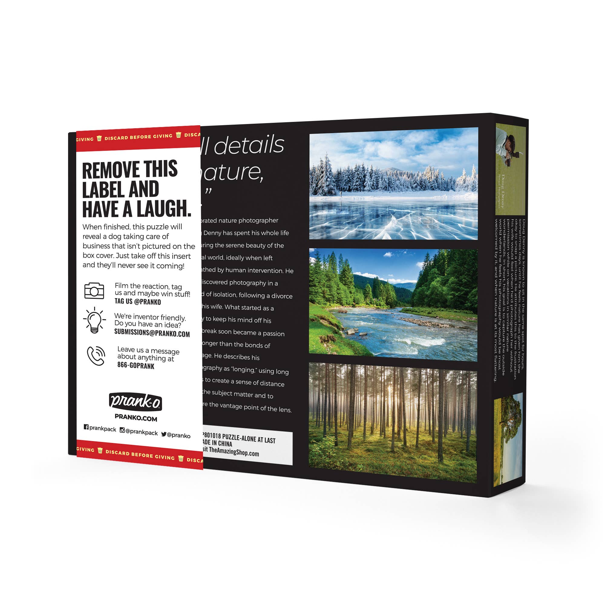 Prank-O - Wholesale Puzzle - Adult - When Nature Calls 500 Piece Puzzle: Alone At Last1