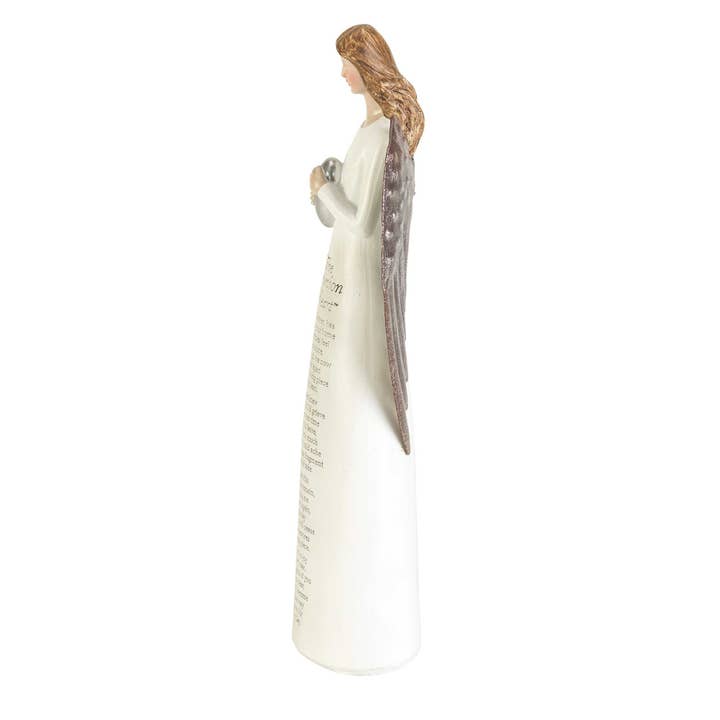 Dicksons - Wholesale Decorative Figurine - THE REUNION HEART RESIN ANGEL 10"
