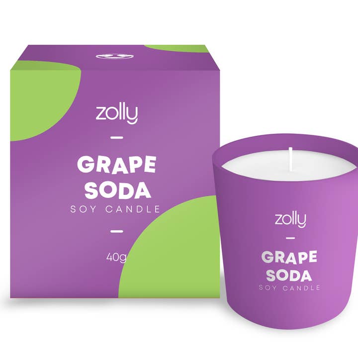 Grape Soda Mini Candle 40g for wholesale by Royal Essence (AUS)