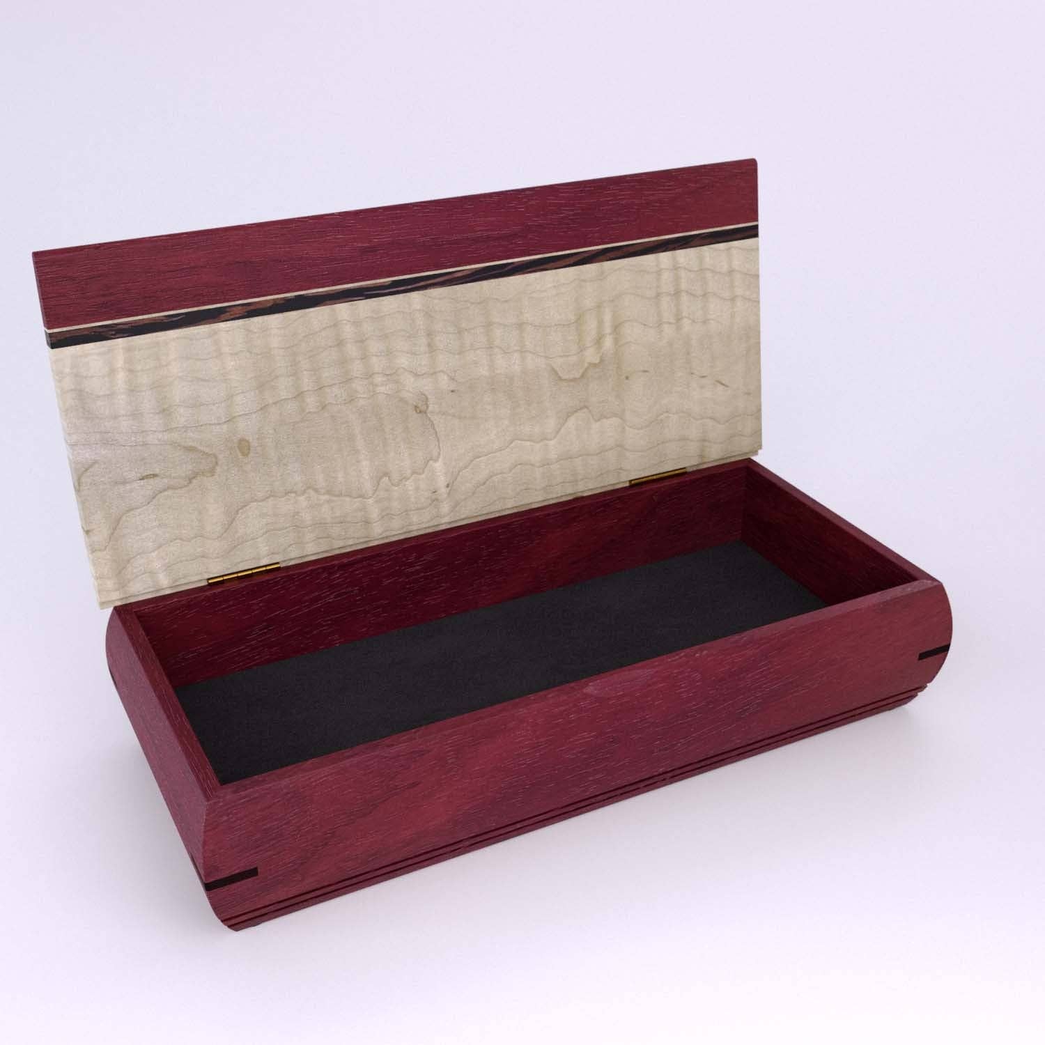 Mikutowski Woodworking - Vendita all'ingrosso Portagioie/organizer per gioielli - Cache Box in legno per portafoglio, monete, custodia per orologi, ecc.15