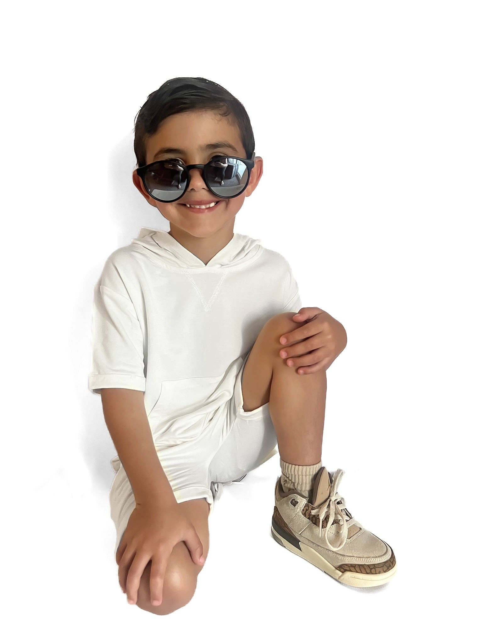 Remi + Rae Co. - Vente Short – enfant - SAROUEL EN BAMBOU - NOIX DE COCO1