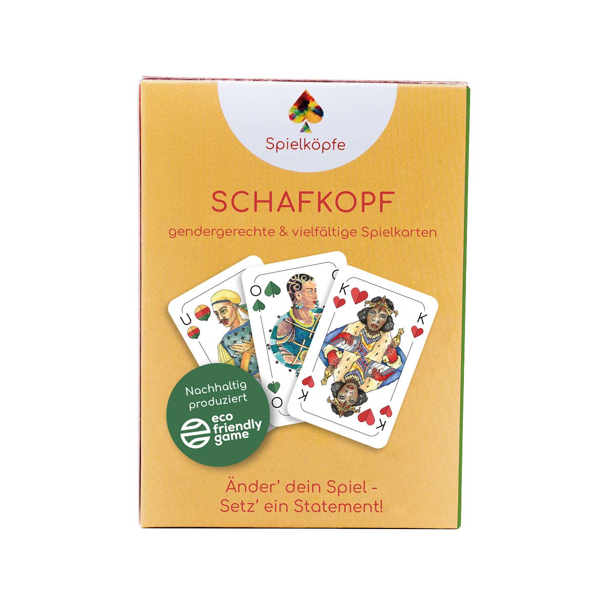 Spielköpfe - Wholesale Playing Cards - Spielköpfe - Schafkopf Spielkarten - German sheet3