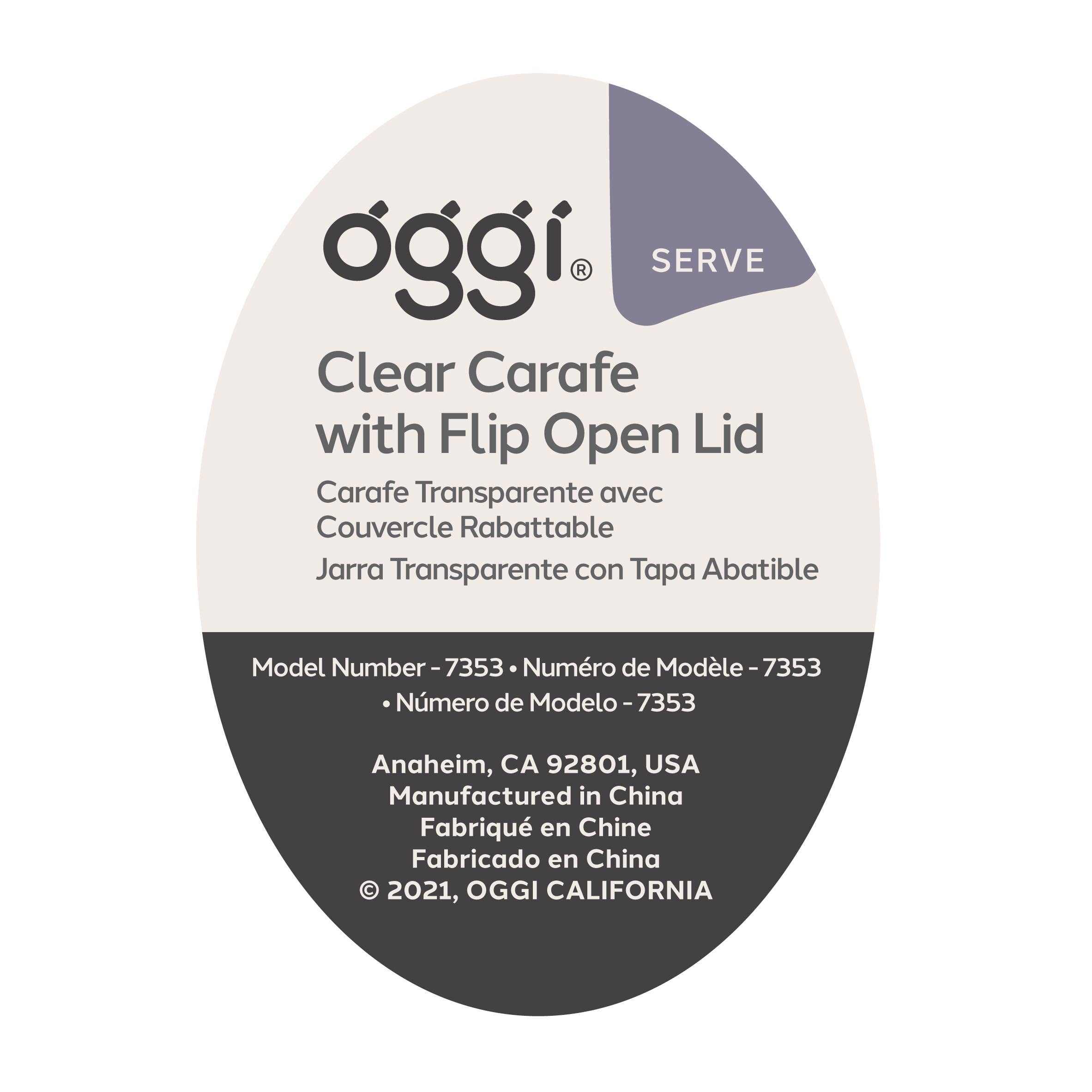 Oggi - Wholesale Juicer - JuIce Jar w/ Flip-Open Lid (1.6 lt, 54 oz)13