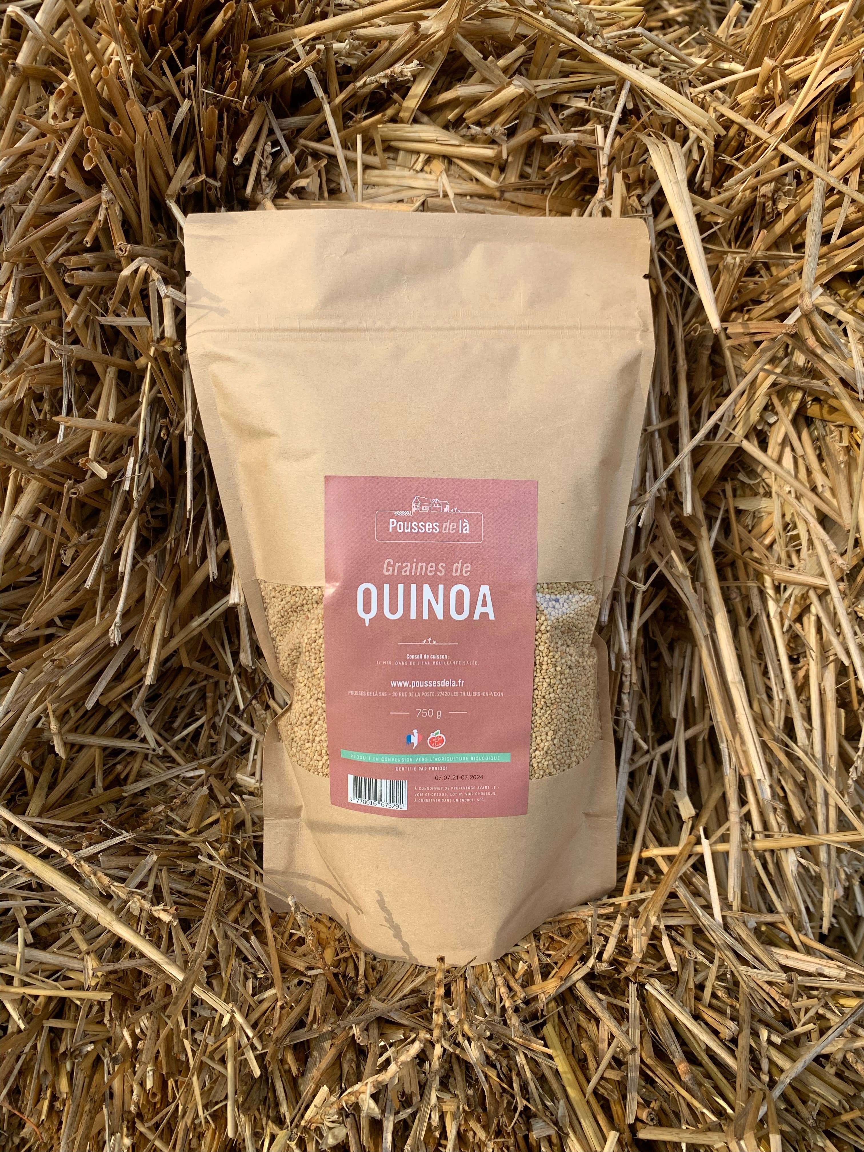 Pousses de là - Vendita all'ingrosso Proteine/superfood in polvere - QUINOA CONVERSION AB 750G