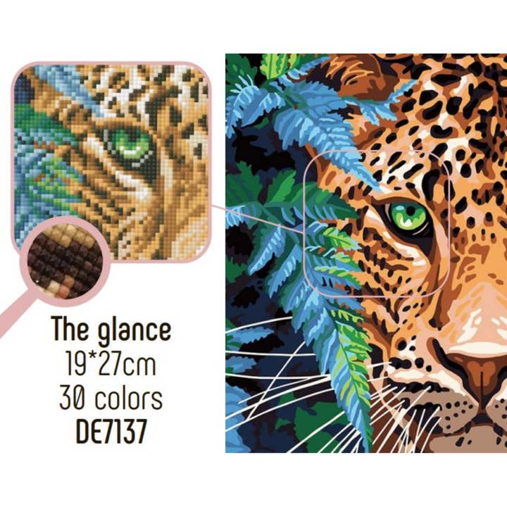 RTO&Collection D'Art (RTO Baltic OU) - Wholesale DIY Craft Kit - Diamond Painting Kit Panther Glance DE71374