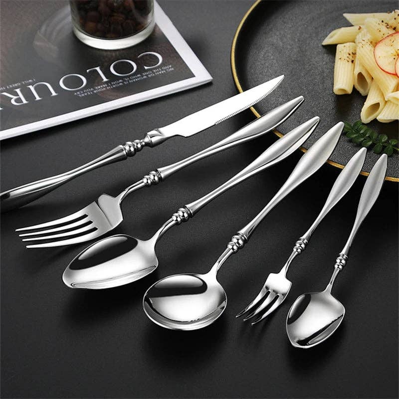 Kiyo Home - Wholesale Assorted Cutlery Set - French Stainless Steel Cutlery | Stainless Silverware Set3