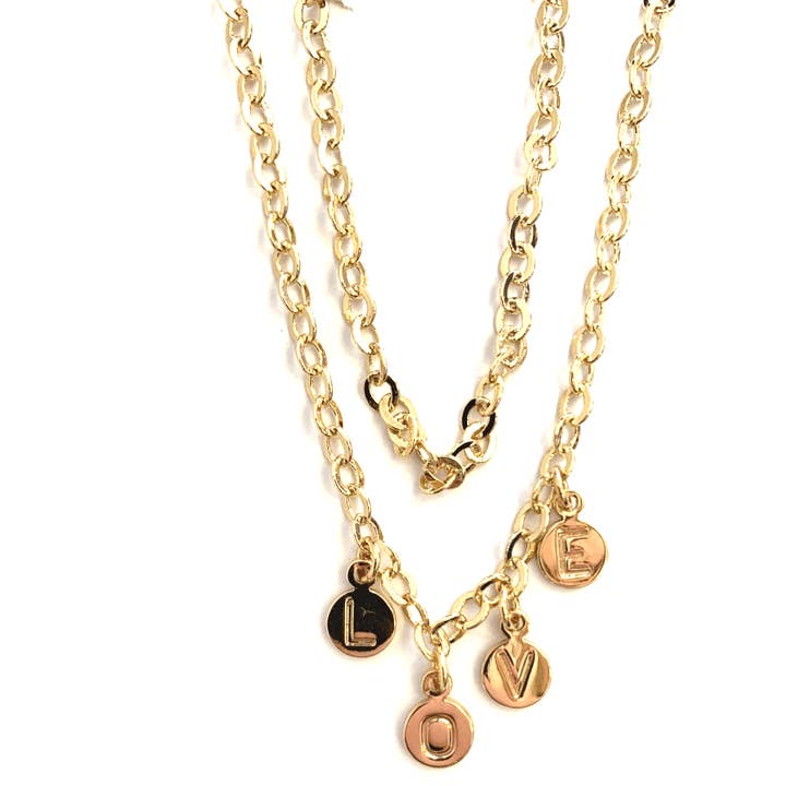 HARLOW Tiny Coin Charm Armband för wholesale av Nashelle Jewelry